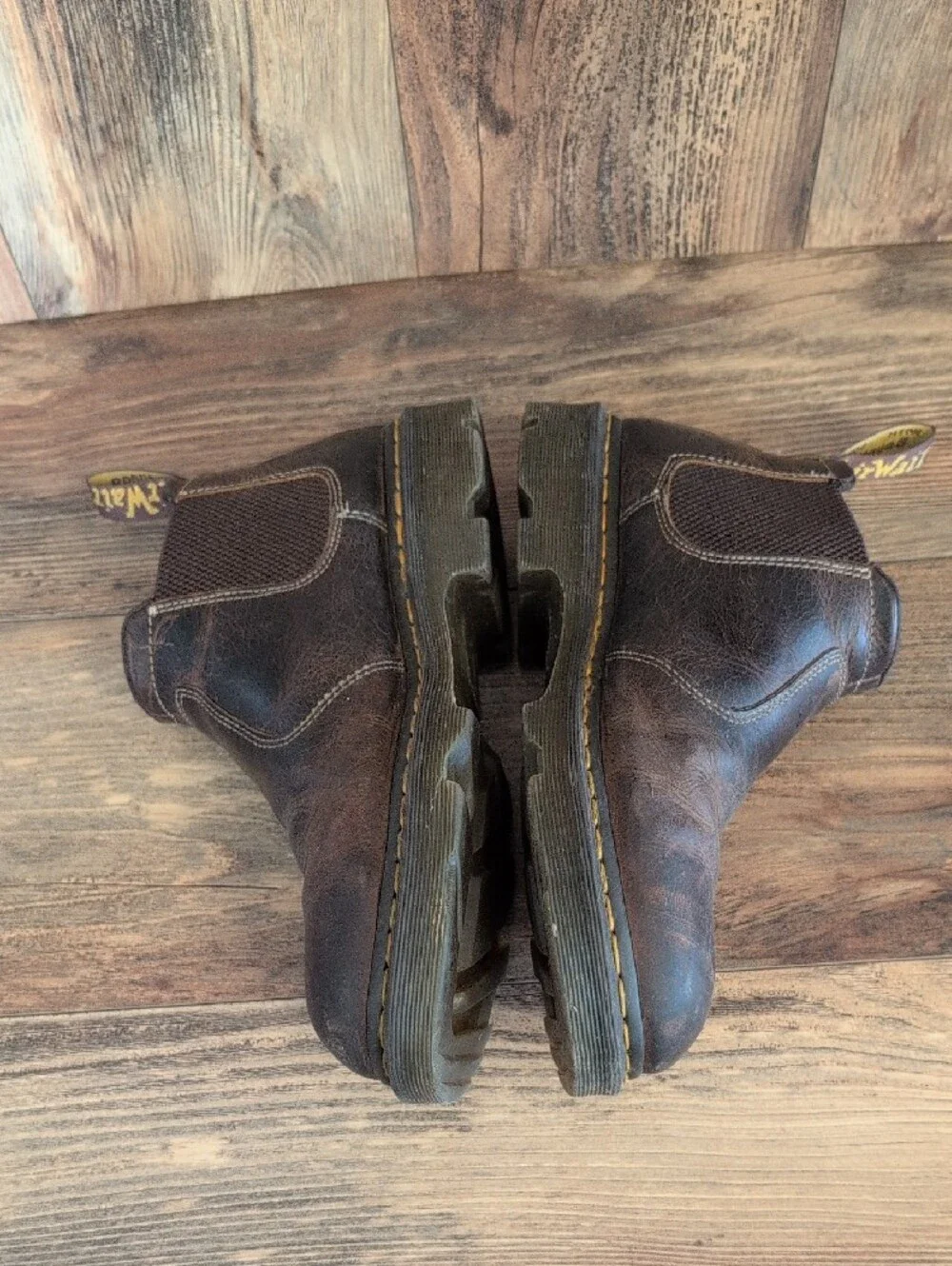 Dr Martens Penly Chukka Leather Slip-On Chelsea Low Work Boots 11 C719